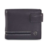 Cartera Sebastián en Piel marron frontal